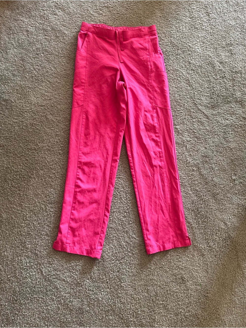WonderWink Bright Pink Straight-Leg scrub pants